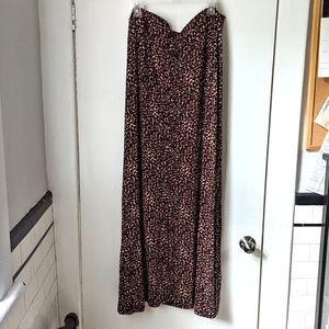 Super long animal print maxi skirt from Long Tall Sally